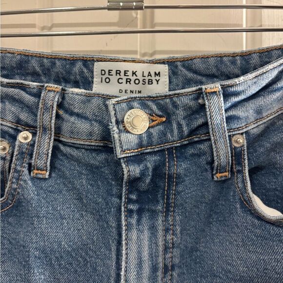 DEREK LAM 10 Crosby Women's Jeans high waist high rise Medium Wash - Picture 7 of 13